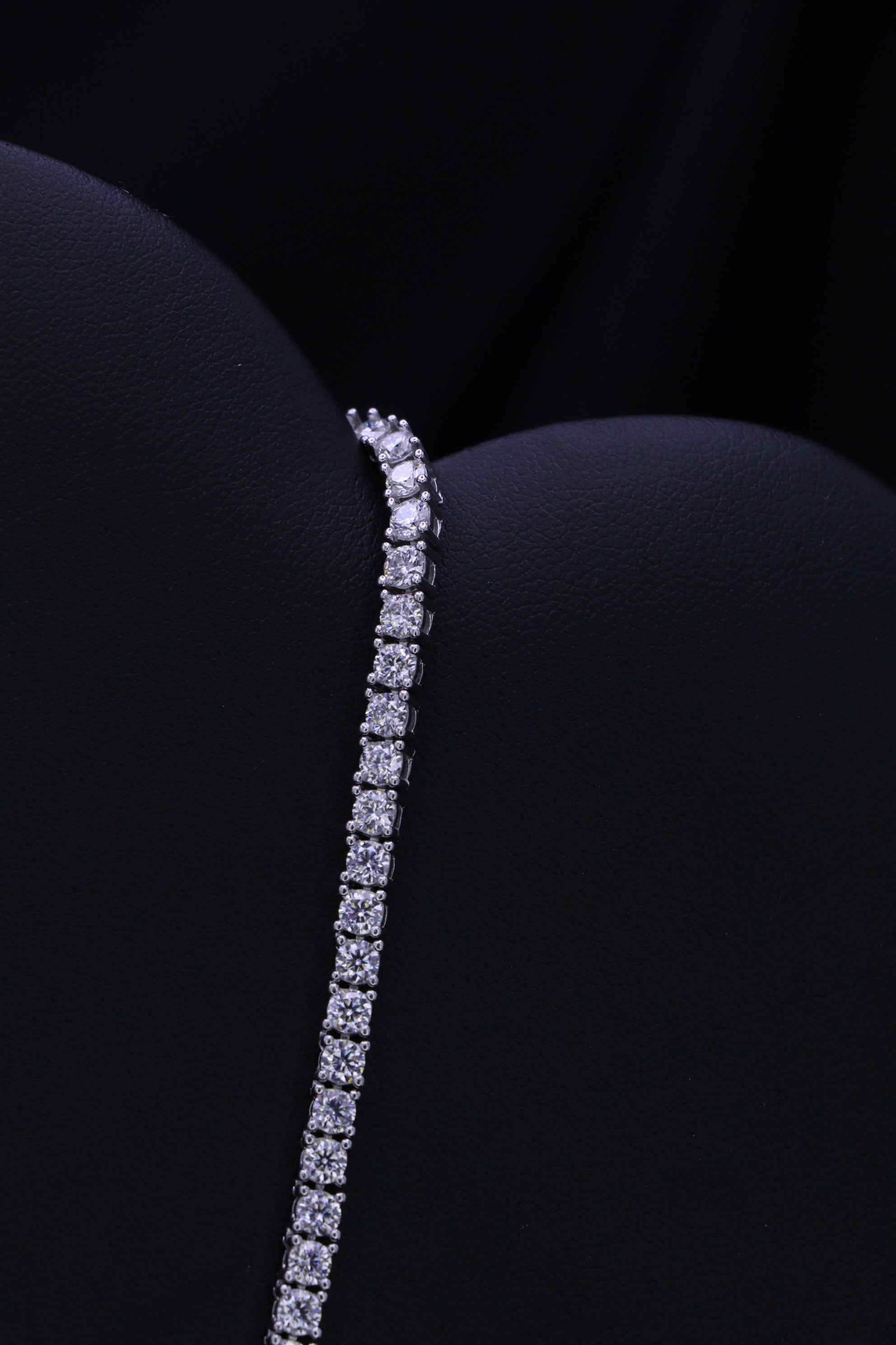 MOISSONITE NECKLACE 3MM-18IN