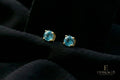 BLUE TOPAZ STUDS