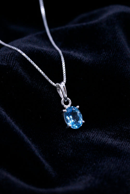Blue Topaz pendant